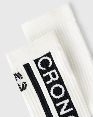 CRONOS GRAPHIC SOCKS【WHITE】