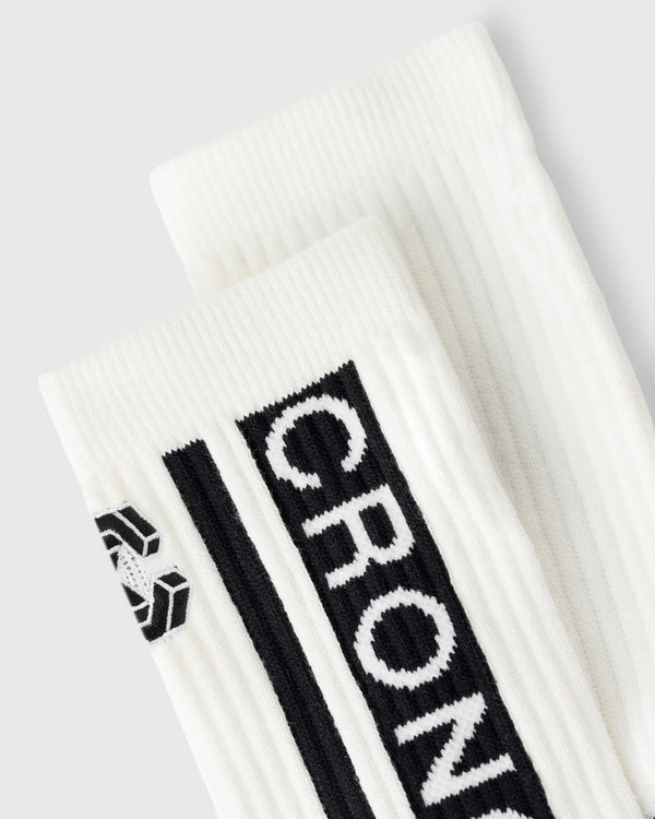 CRONOS GRAPHIC SOCKS【WHITE】