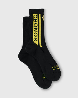 CRONOS GRAPHIC SOCKS【BLACK×YELLOW】