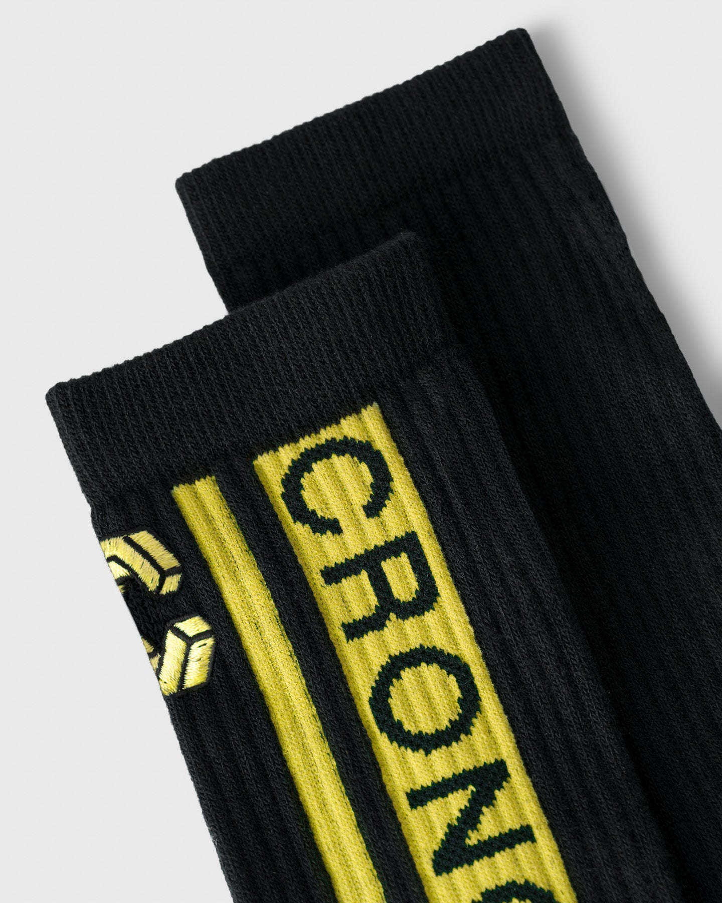 CRONOS GRAPHIC SOCKS【BLACK×YELLOW】
