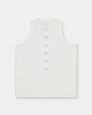 CRONOS × MASATO MESH LAYERED SLEEVELESS【WHITE】