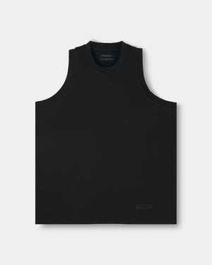 CRONOS × MASATO MESH LAYERED SLEEVELESS【BLACK】