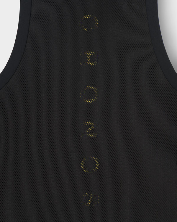 CRONOS × MASATO MESH LAYERED SLEEVELESS【BLACK】