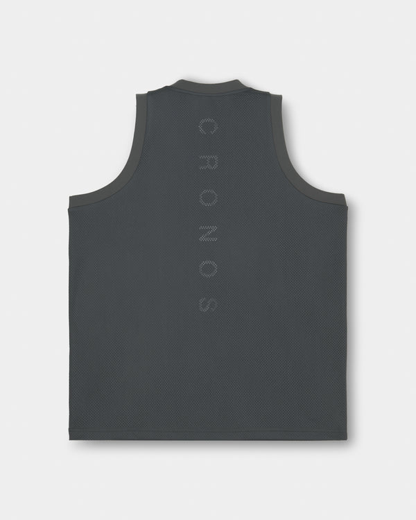 CRONOS × MASATO MESH LAYERED SLEEVELESS【D.GRAY】