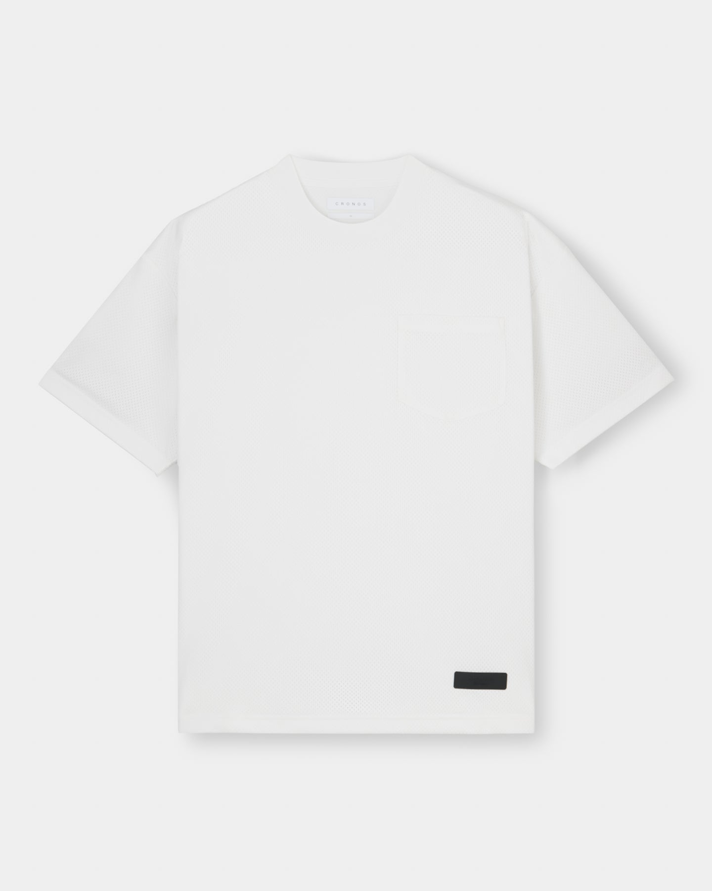 CRONOS × MASATO MESH LAYERED S/S TEE【WHITE】