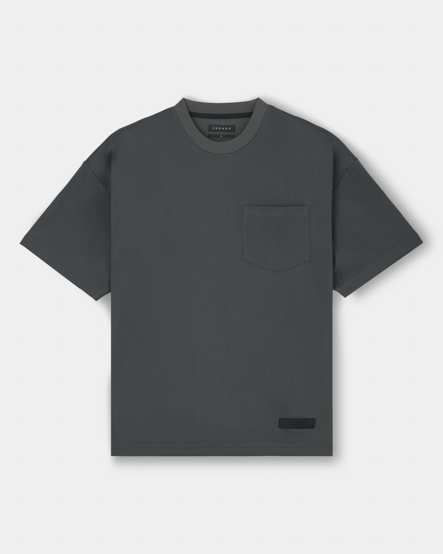 専用CRONOS×魔裟斗 MESH LAYERED TEE CRONOS × MASATO MESH LAYERED S/S TEE【D.GRAY】