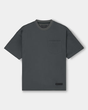 CRONOS × MASATO MESH LAYERED S/S TEE【D.GRAY】