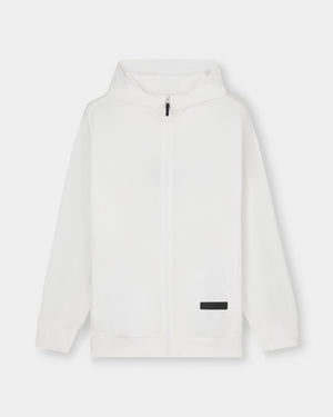 CRONOS × MASATO MESH LAYERED HOODIE【WHITE】