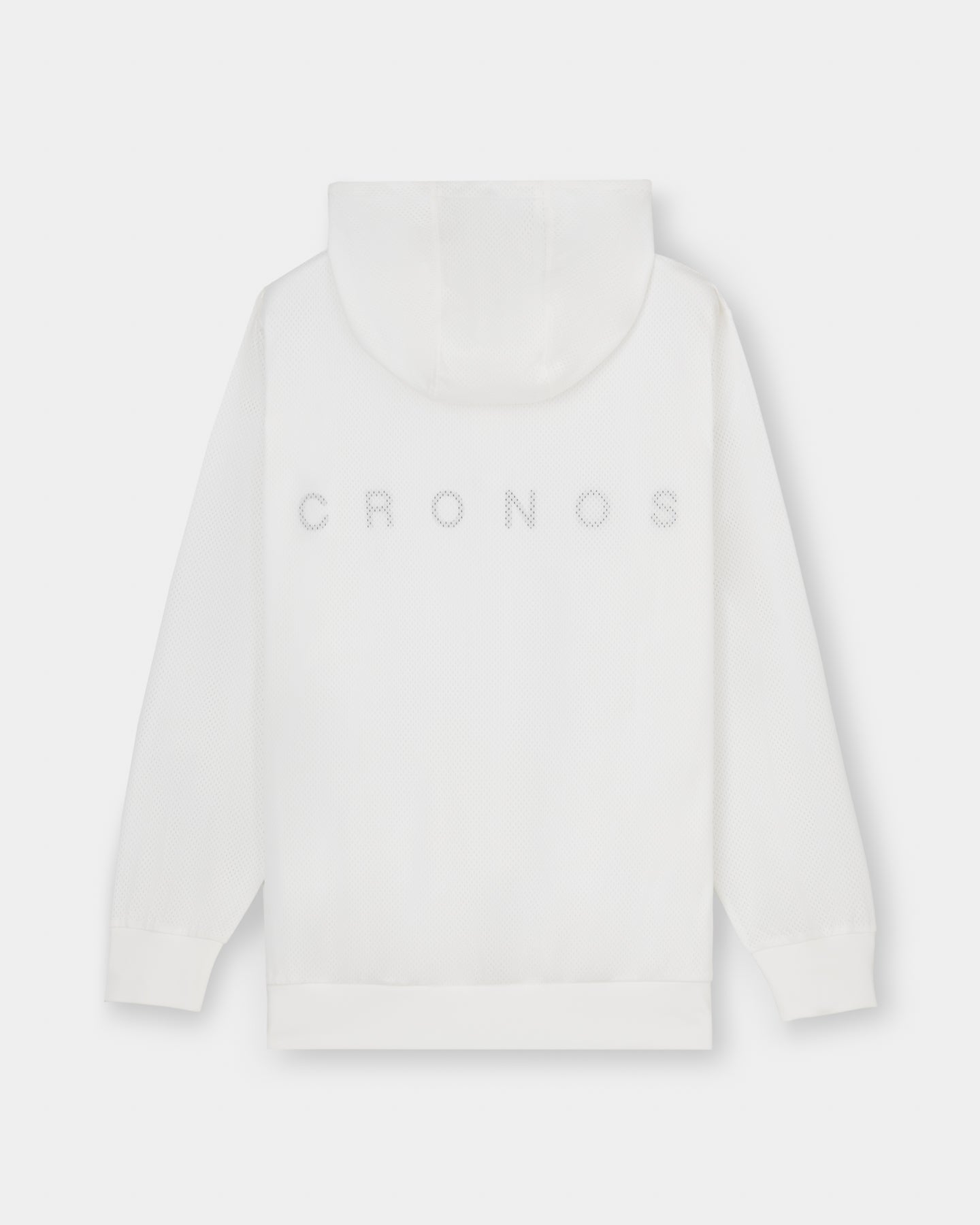 CRONOS × MASATO MESH LAYERED HOODIE【WHITE】