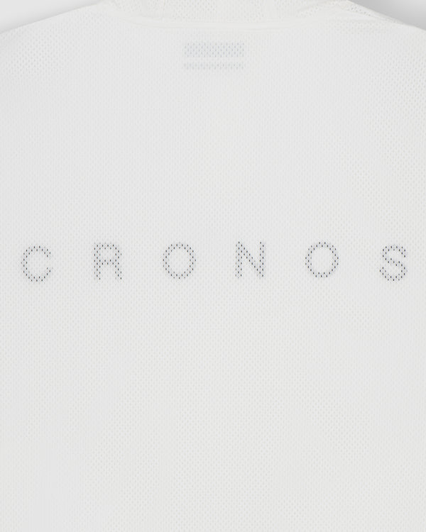 CRONOS × MASATO MESH LAYERED HOODIE【WHITE】