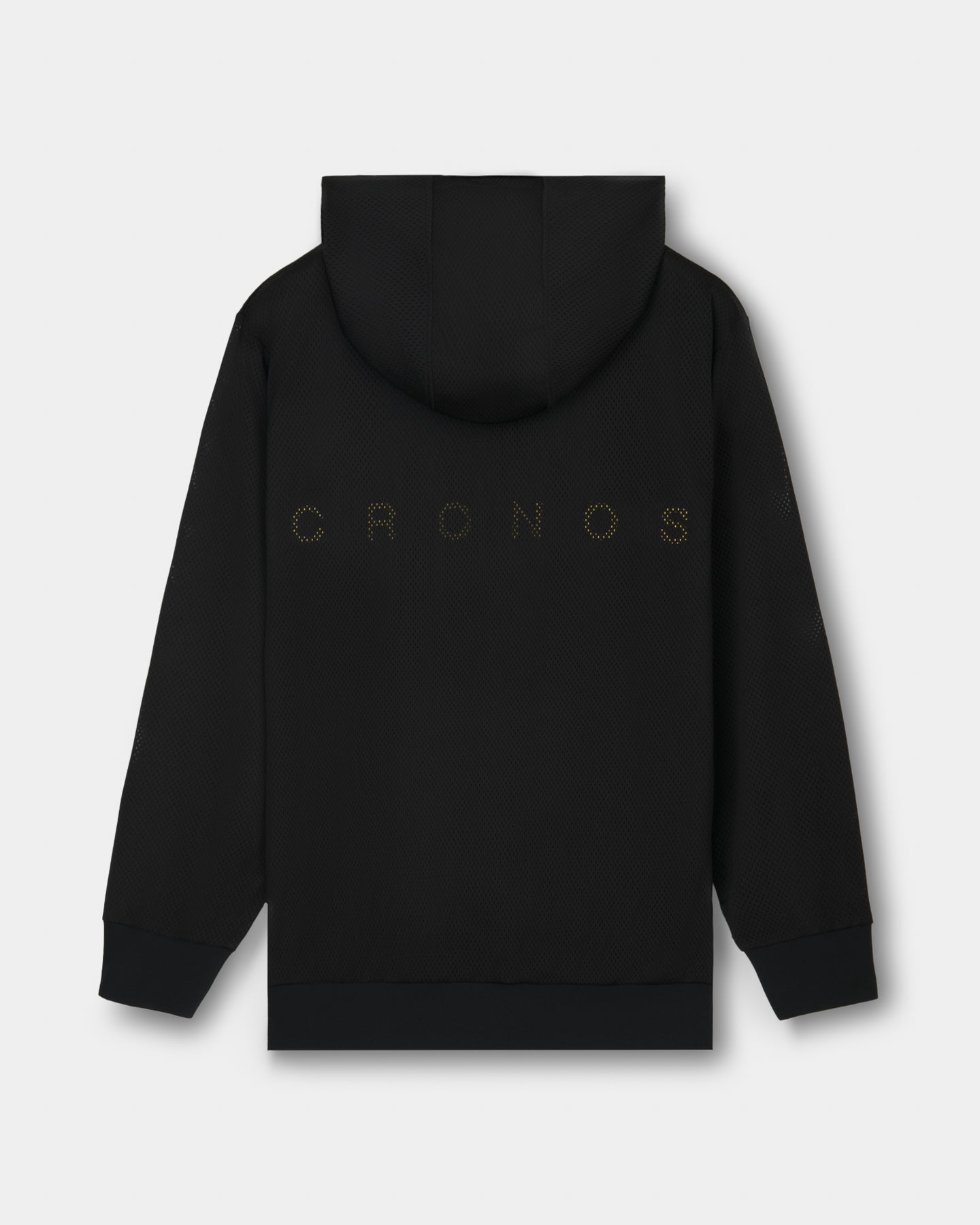 CRONOS × MASATO MESH LAYERED HOODIE【BLACK×YELLOW】
