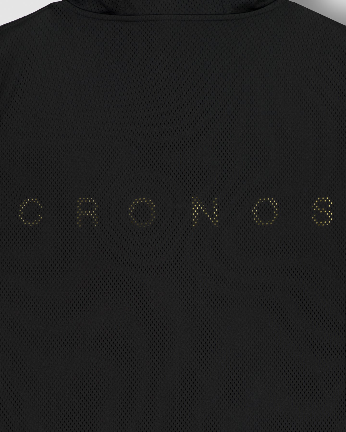 CRONOS × MASATO MESH LAYERED HOODIE【BLACK×YELLOW】