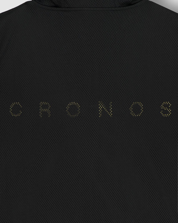 CRONOS × MASATO MESH LAYERED HOODIE【BLACK×YELLOW】