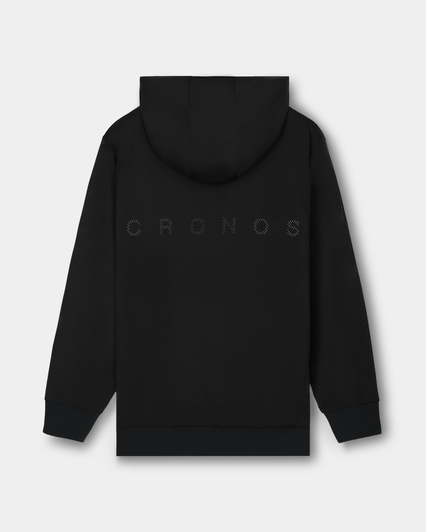 CRONOS × MASATO MESH LAYERED HOODIE【BLACK×WHITE】