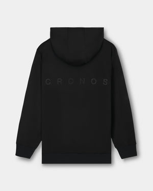 CRONOS × MASATO MESH LAYERED HOODIE【BLACK×WHITE】