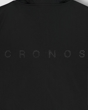 CRONOS × MASATO MESH LAYERED HOODIE【BLACK×WHITE】