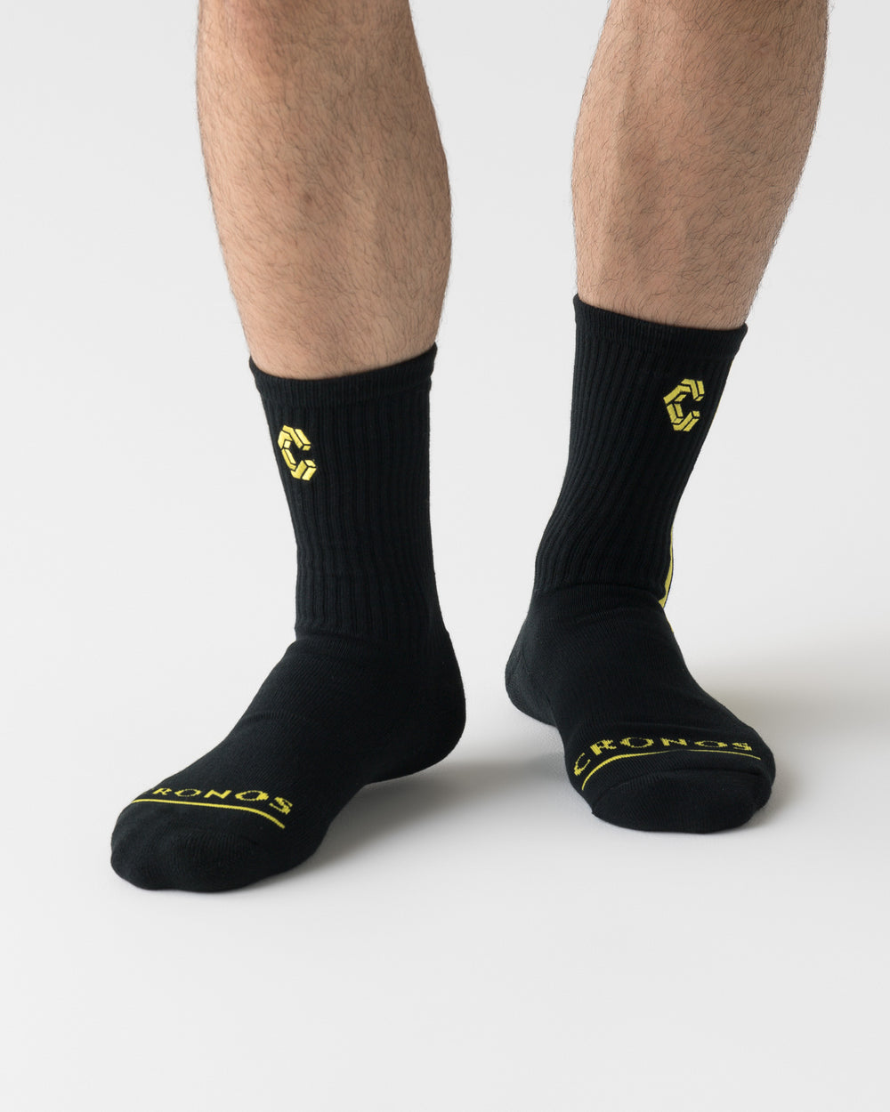 CRONOS GRAPHIC SOCKS【BLACK×YELLOW】