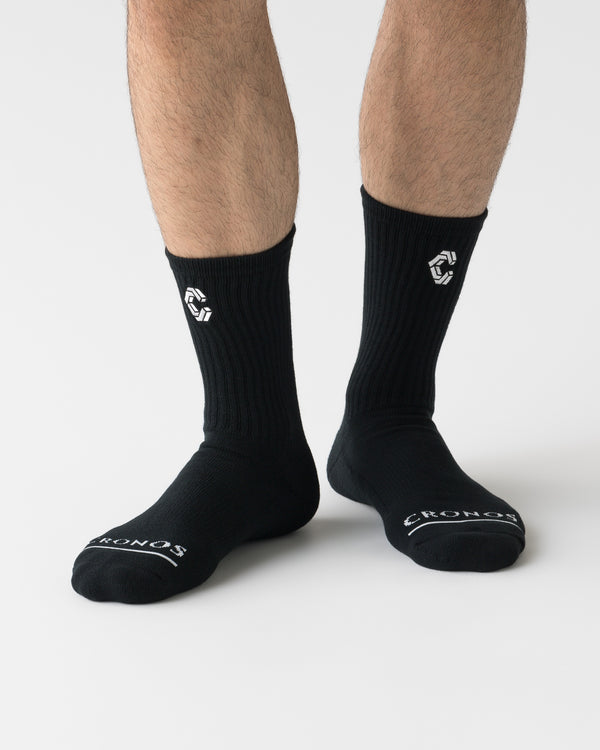 CRONOS GRAPHIC SOCKS【黑白】
