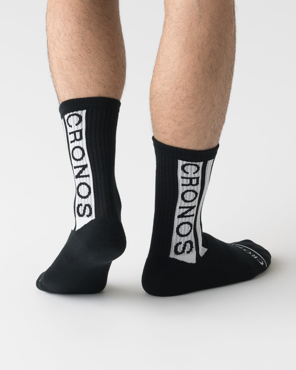 CRONOS GRAPHIC SOCKS【BLACK×WHITE】