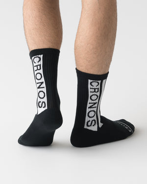 CRONOS GRAPHIC SOCKS【黑白】