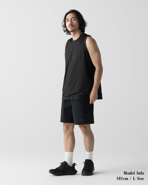 CRONOS × MASATO MESH LAYERED SLEEVELESS【BLACK】
