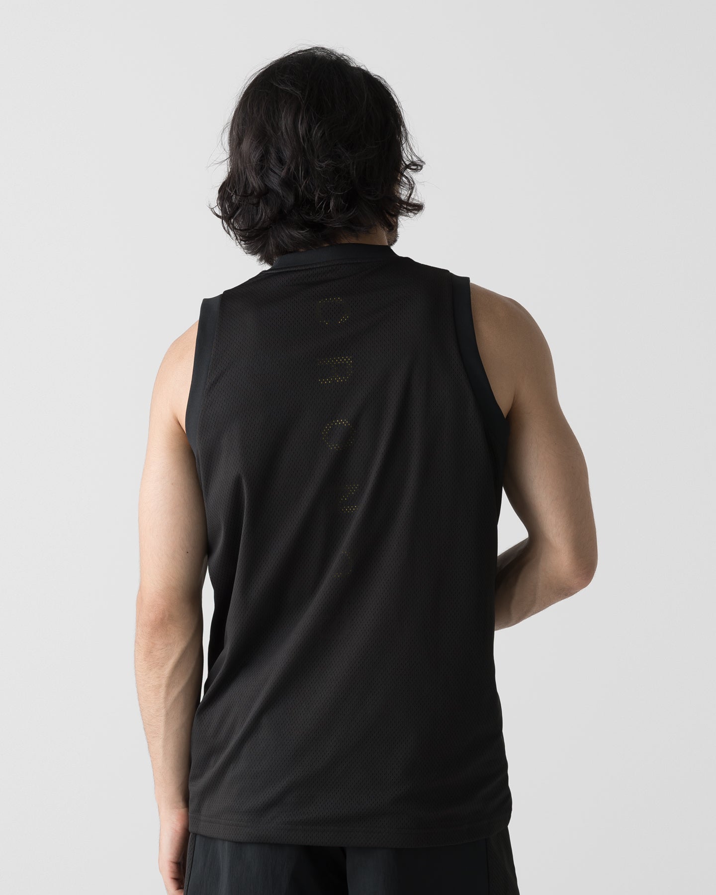 CRONOS × MASATO MESH LAYERED SLEEVELESS【BLACK】