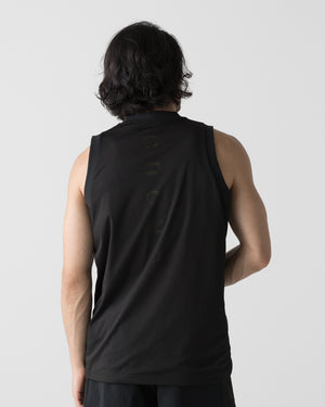 CRONOS × MASATO MESH LAYERED SLEEVELESS【BLACK】