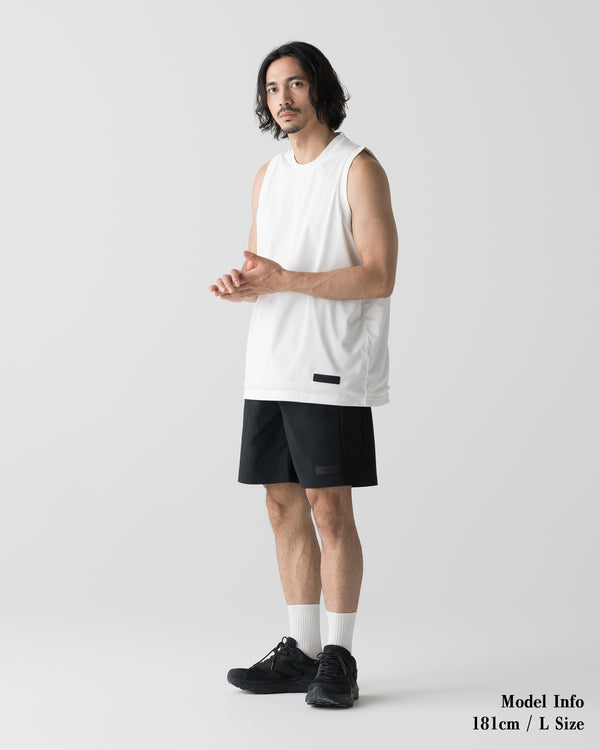 CRONOS × MASATO MESH LAYERED SLEEVELESS【WHITE】