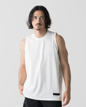 CRONOS × MASATO MESH LAYERED SLEEVELESS【WHITE】