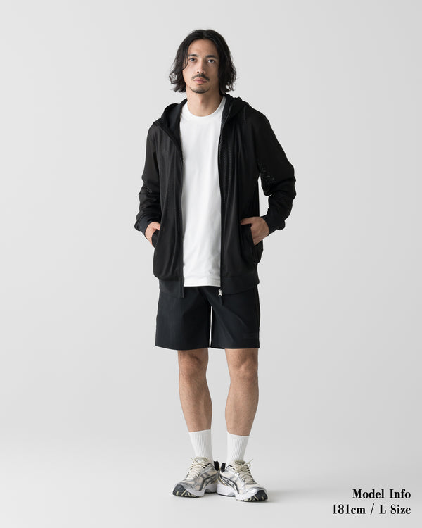 CRONOS × MASATO MESH PANEL SHORTS【BLACK×WHITE】