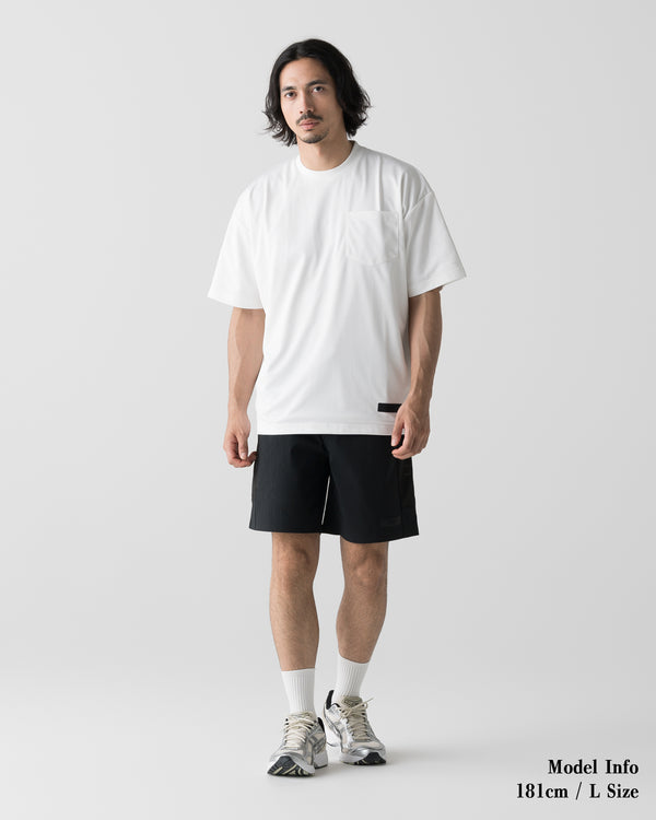 CRONOS × MASATO MESH LAYERED S/S TEE【WHITE】