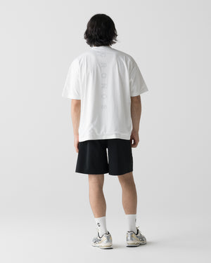 CRONOS × MASATO MESH PANEL SHORTS【BLACK×WHITE】