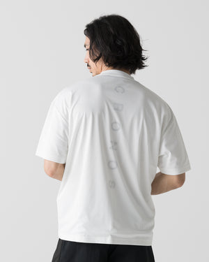 CRONOS × MASATO MESH LAYERED S/S TEE【WHITE】