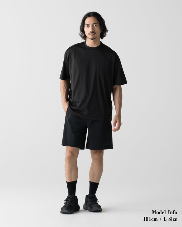 CRONOS × MASATO MESH LAYERED S/S TEE【BLACK】