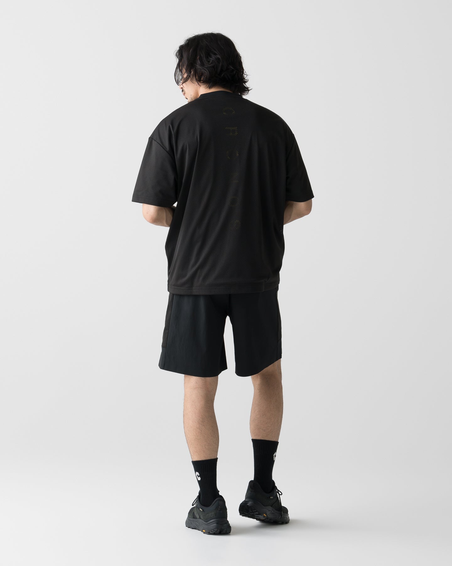 CRONOS × MASATO MESH PANEL SHORTS【BLACK×YELLOW】