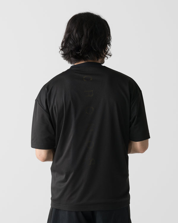CRONOS × MASATO MESH LAYERED S/S TEE【BLACK】