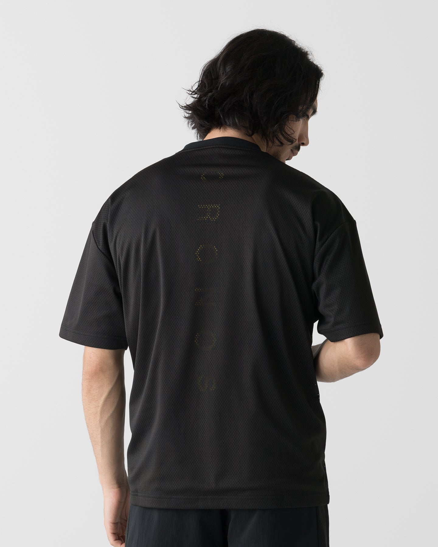 専用CRONOS×魔裟斗 MESH LAYERED TEE CRONOS × MASATO MESH LAYERED S/S TEE【BLACK】
