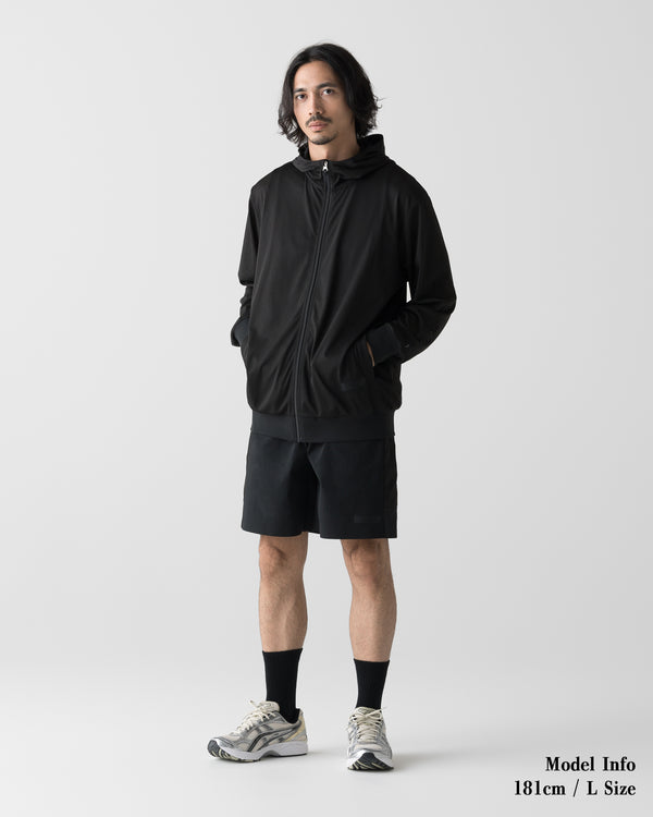 CRONOS × MASATO MESH LAYERED HOODIE【BLACK×YELLOW】