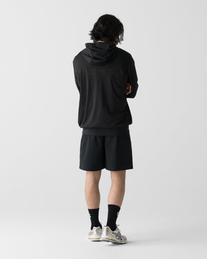 CRONOS × MASATO MESH LAYERED HOODIE【BLACK×YELLOW】