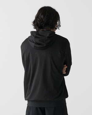 CRONOS × MASATO MESH LAYERED HOODIE【BLACK×YELLOW】