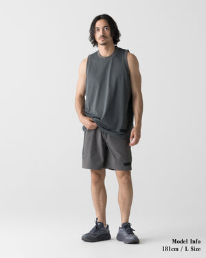 CRONOS × MASATO MESH LAYERED SLEEVELESS【D.GRAY】