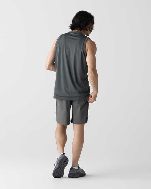 CRONOS × MASATO MESH LAYERED SLEEVELESS【D.GRAY】