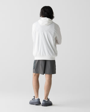 CRONOS × MASATO MESH LAYERED HOODIE【WHITE】