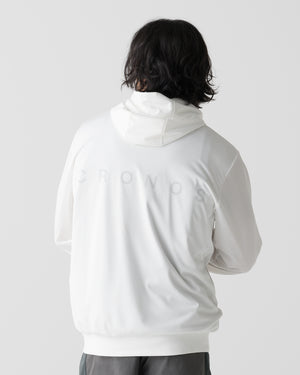 CRONOS × MASATO MESH LAYERED HOODIE【WHITE】