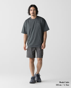 CRONOS × MASATO MESH PANEL SHORTS【D.GRAY】