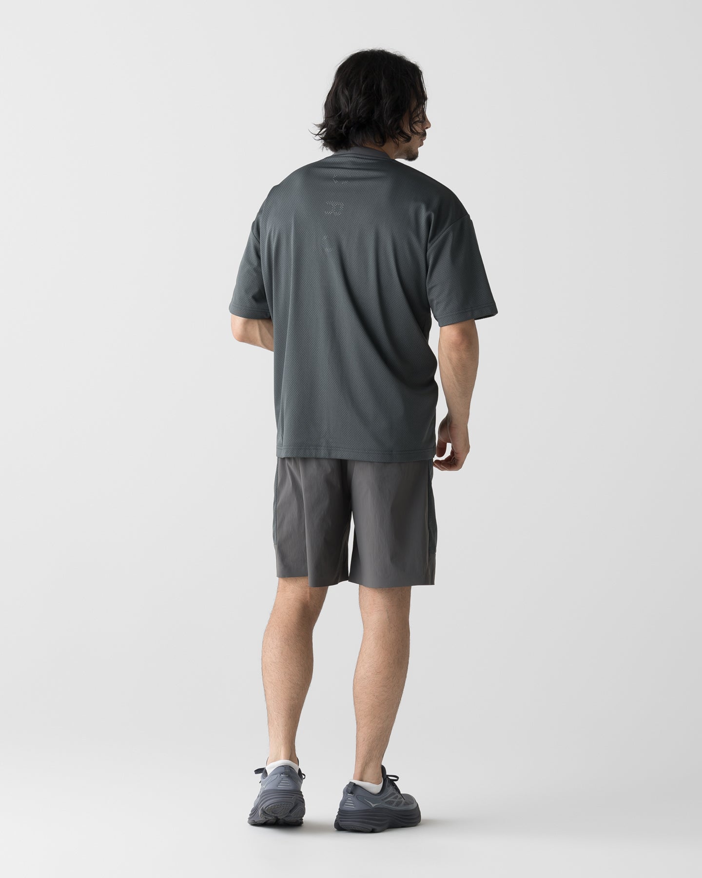 CRONOS × MASATO MESH PANEL SHORTS【D.GRAY】