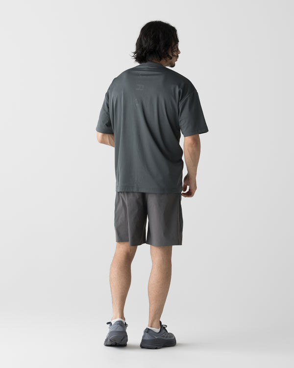 CRONOS × MASATO MESH LAYERED S/S TEE【D.GRAY】