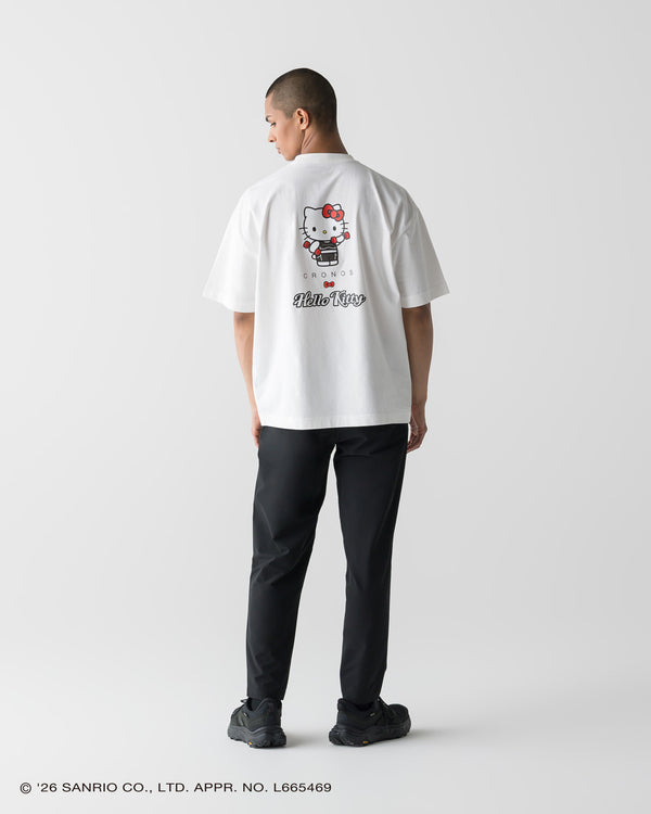 【unisex】CRONOS × HELLO KITTY BIG TEE【WHITE】