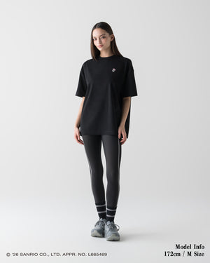 【unisex】CRONOS × HELLO KITTY BIG TEE【BLACK】