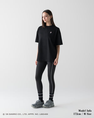 【unisex】CRONOS × HELLO KITTY BIG TEE【BLACK】